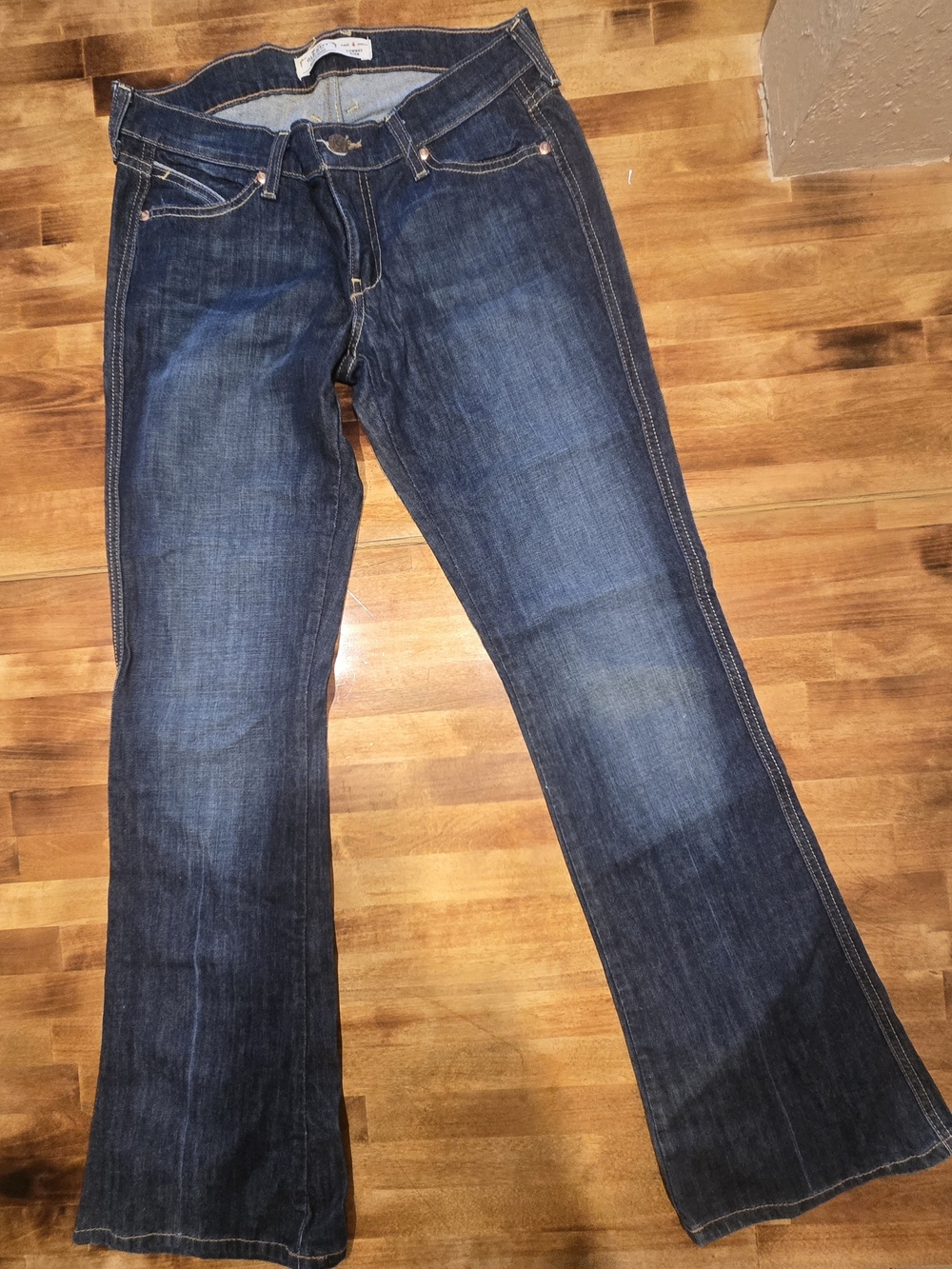 Old Navy Women's Dark Blue Flare Jeans